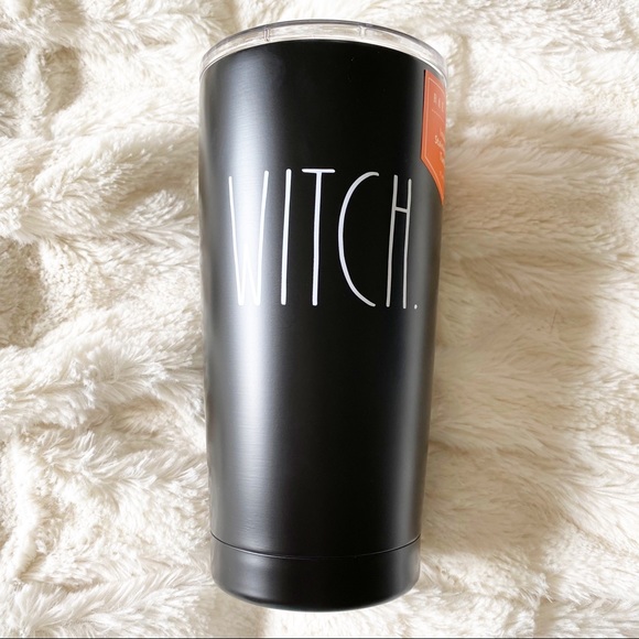 RAE DUNN Witch Insulated Tumbler NEW Black - Picture 6 of 6